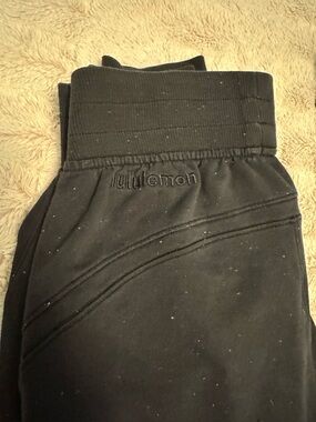 Lululemon warm down joggers confetti black